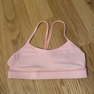 Lululemon pastel pink sports bra